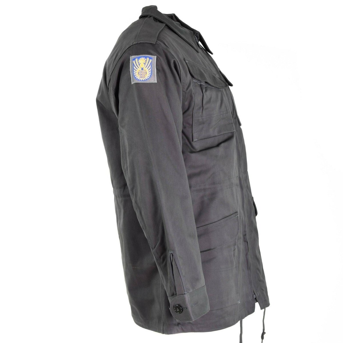 Jacket de combate del ejército danés Genuino M71 Dinamarca Gray Grey Field Excedente Nuevo