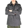 Jacket de combate del ejército danés Genuino M71 Dinamarca Gray Grey Field Excedente Nuevo