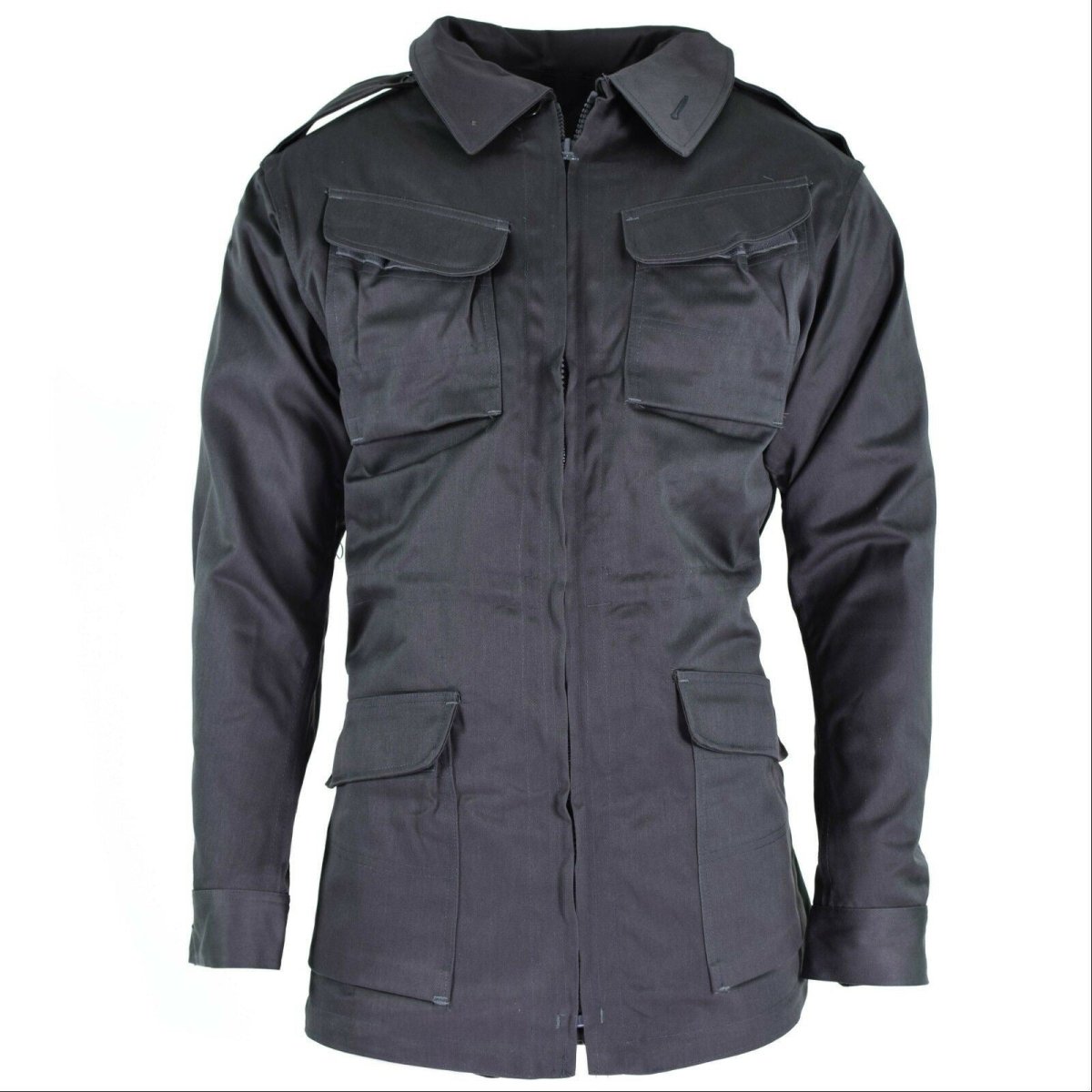 Jacket de combate del ejército danés Genuino M71 Dinamarca Gray Grey Field Excedente Nuevo
