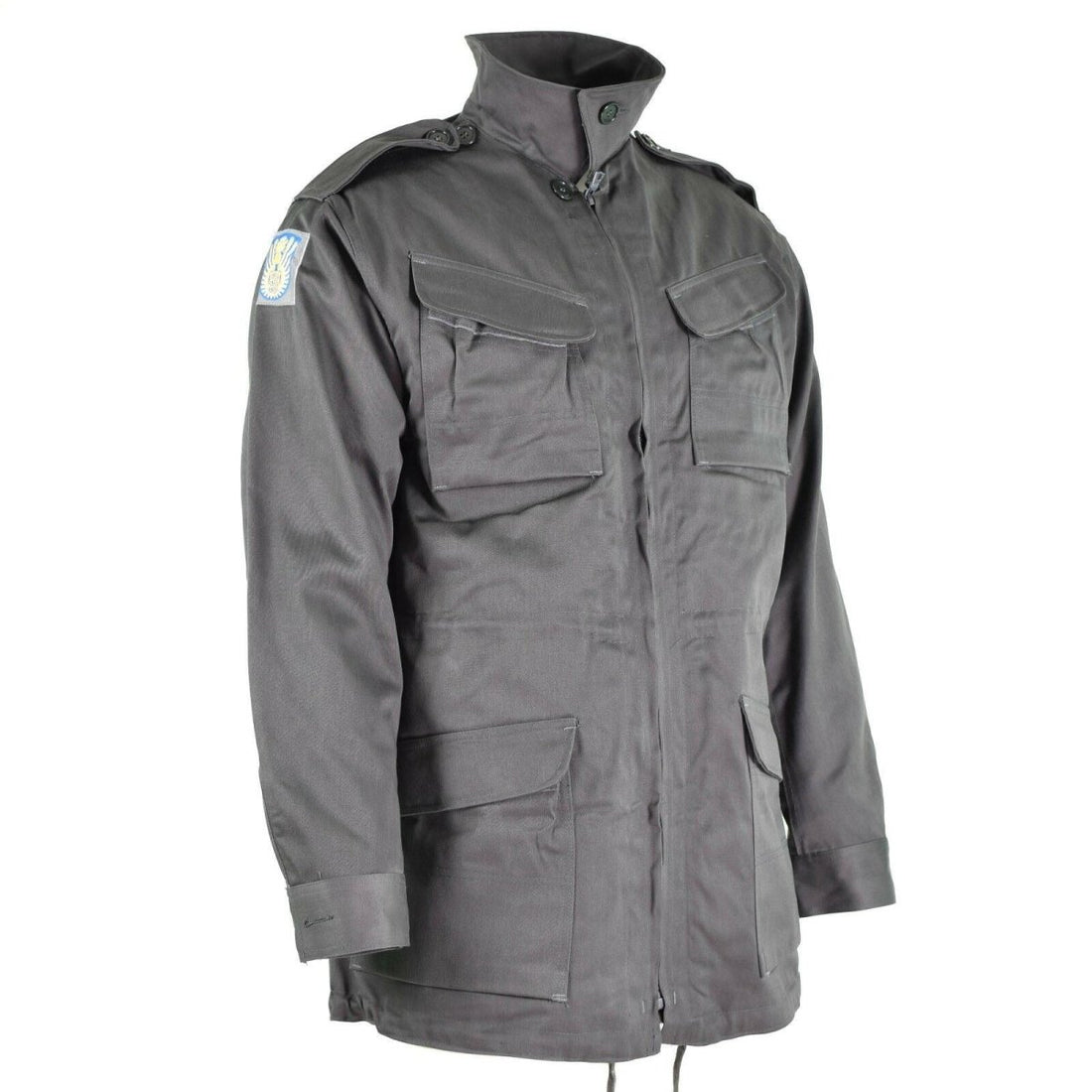 Jacket de combate del ejército danés Genuino M71 Dinamarca Gray Grey Field Excedente Nuevo