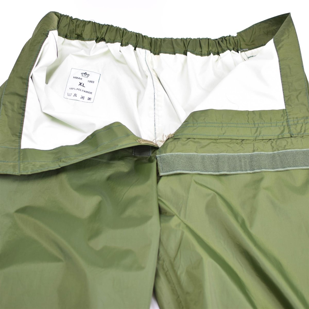 El verdadero ejército danés de los pantalones de clima húmedo de los pantalones de lluvia impermeables Dinamarca