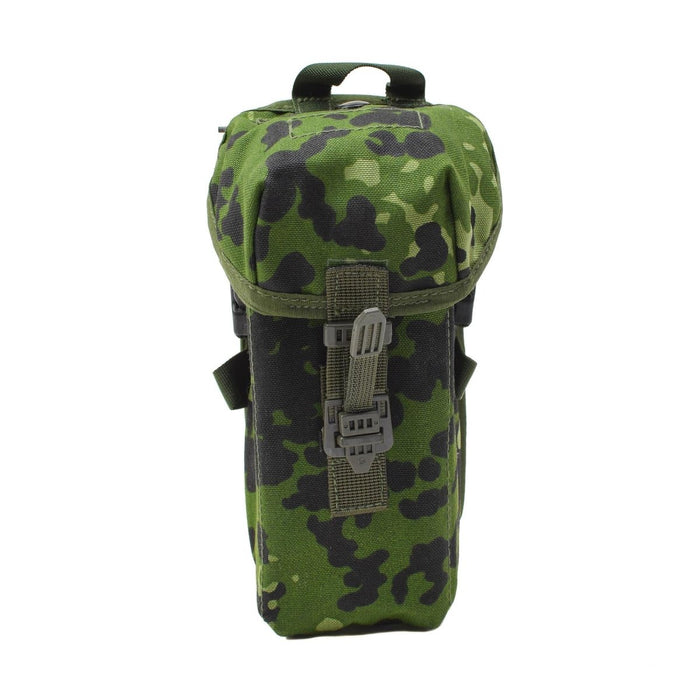 Genuino estuche para cargador LMG de camuflaje militar danés con cinturón seguro y hebilla de liberación rápida en patrón M96