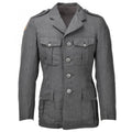 Jaqueta de uniforme de uniforme genuino ejército Grey Military Excalse UNIFORM Vestido de uniforme