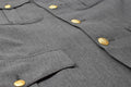 Jaqueta de uniforme de uniforme genuino ejército Grey Military Excalse UNIFORM Vestido de uniforme