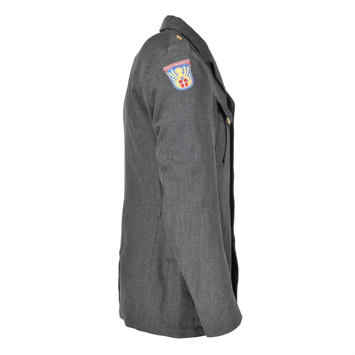 Jaqueta de uniforme de uniforme genuino ejército Grey Military Excalse UNIFORM Vestido de uniforme