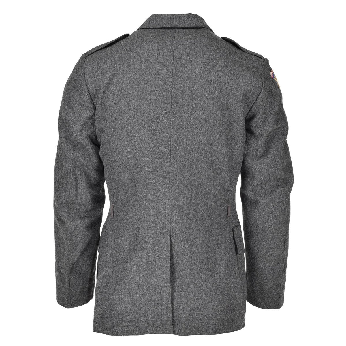 Jaqueta de uniforme de uniforme genuino ejército Grey Military Excalse UNIFORM Vestido de uniforme