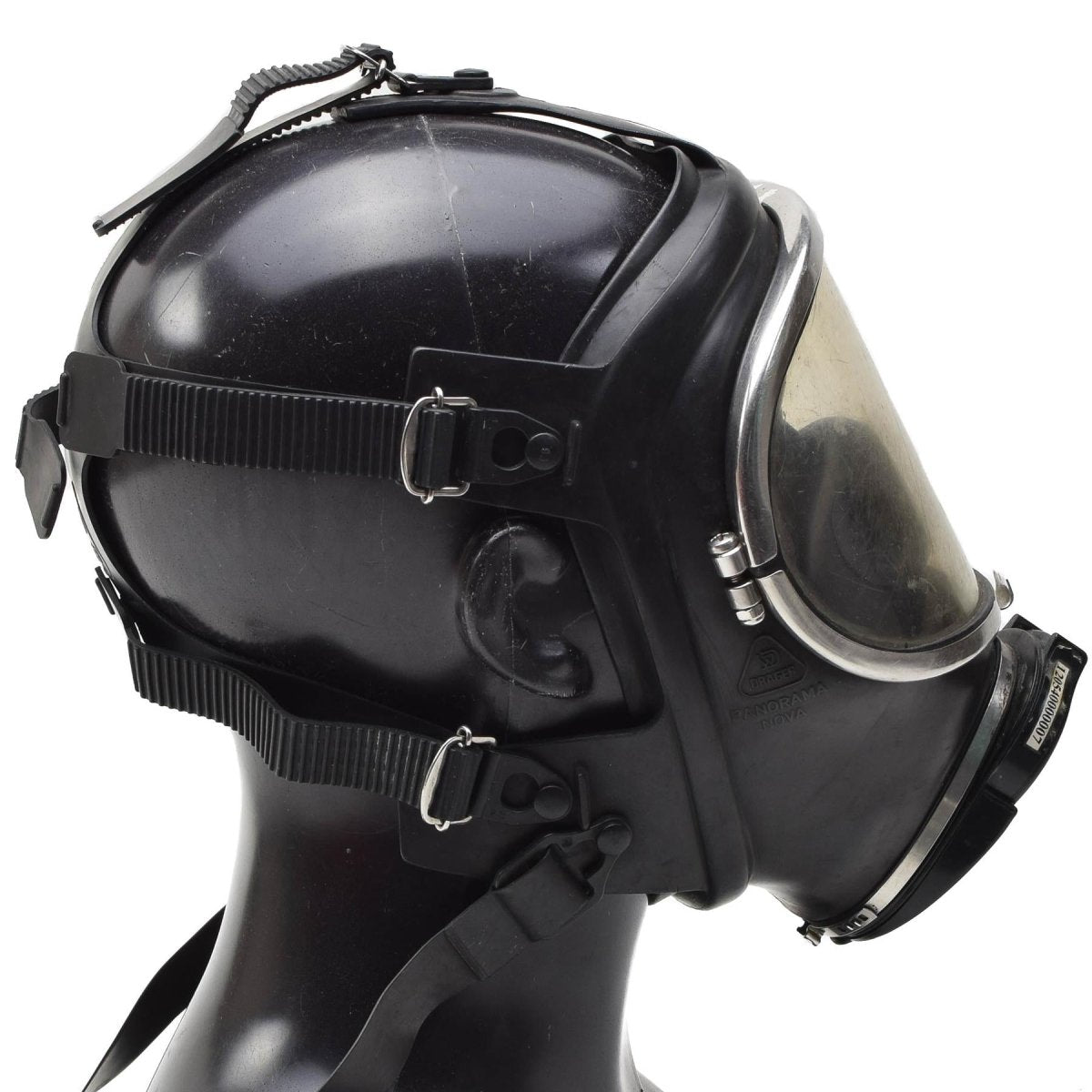 Panorama de draging genuino Nova Face Mask Firefighter Gas Full Respirator Negro