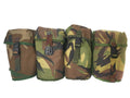 Cantina del ejército holandés genuino W Pouch y Copa de acero inoxidable Tapa Tapa DPM CAMO MOLLE