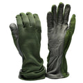 Guantes de combate del ejército holandés genuino de cuero Fibra de aramida Airfibera Aérea Nomex Od