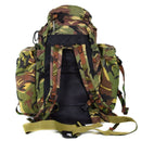 Genuine Dutch Army 40L woodland DPM camouflage combat rucksack backpack with adjustable straps and secure buckle closure