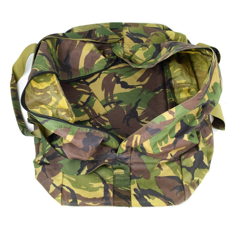 Genuino ejército holandés DPM Woodland Bolsa de fin de semana Bag Pack Pack Duffel Sack Kit