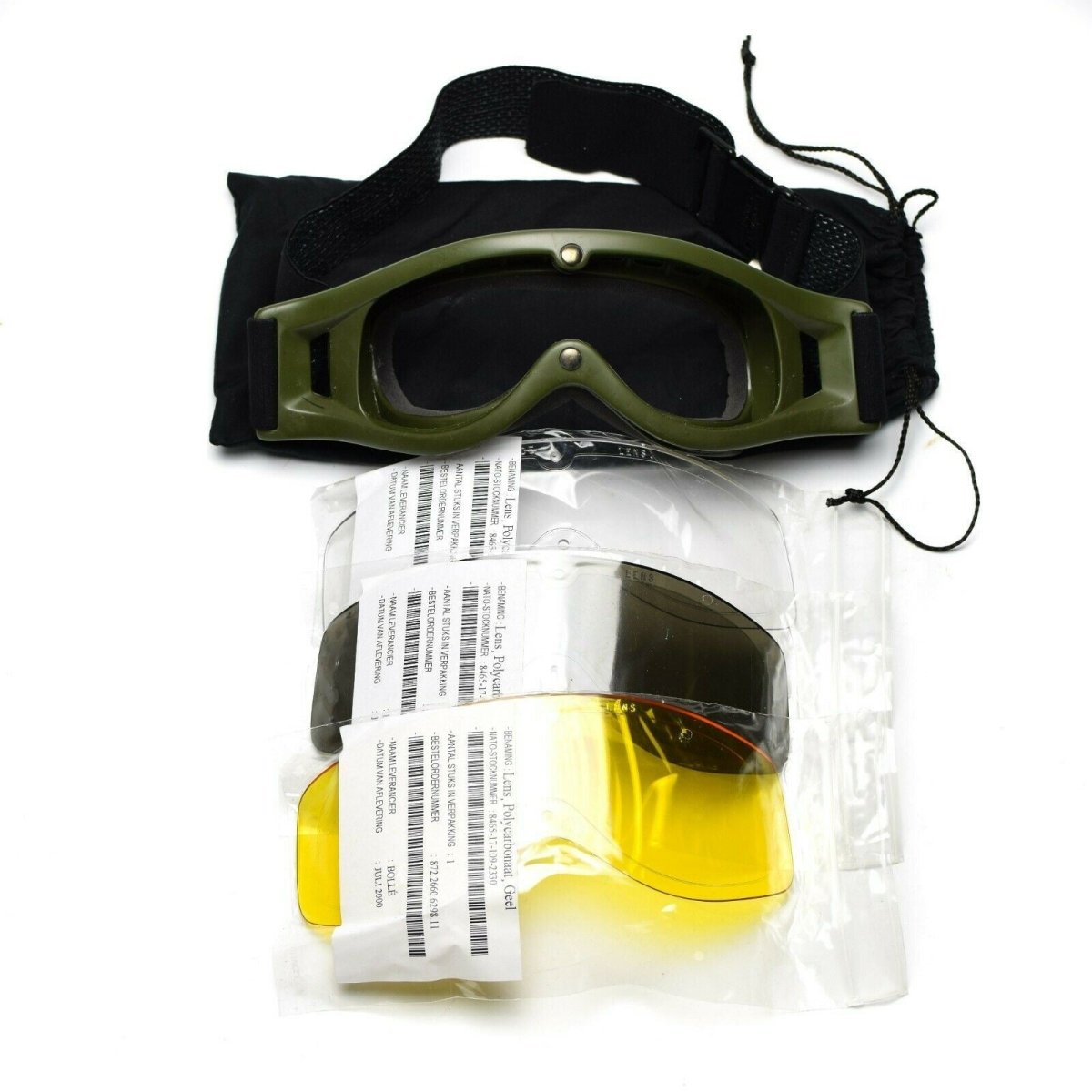 Genuino holandés gafas gafas protección ocular vidrio solar arena viento nuevo