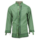 Genuine Dutch army olive OD parka liner made of waterproof PTFE material for military combat use