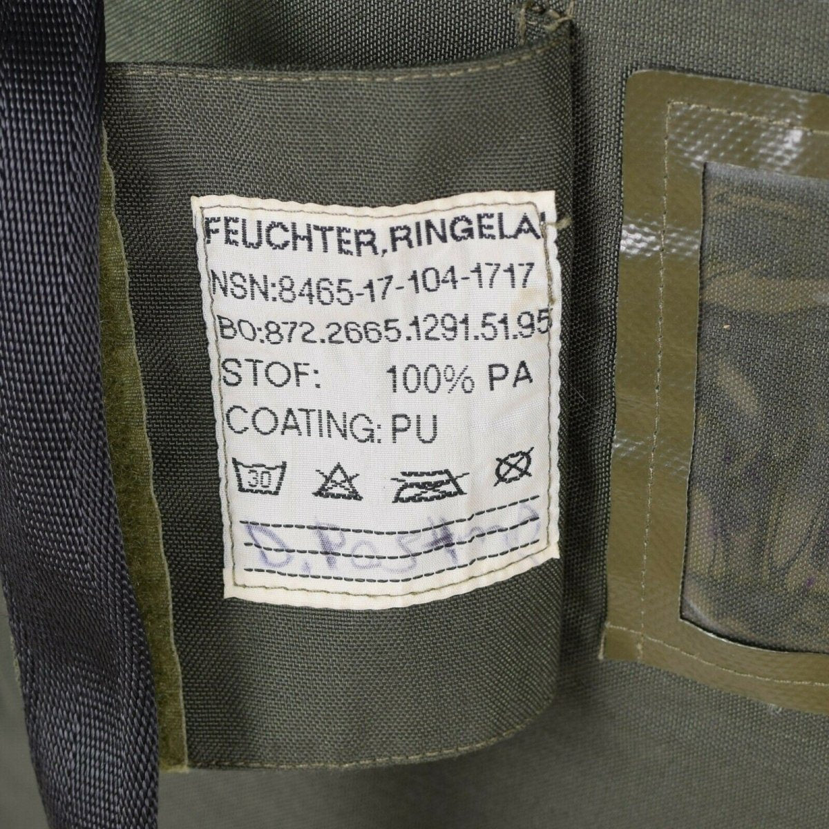 Genuino holandés del ejército holandés oliva saco de dormir de olivo bolsas de bolsas de bolsas