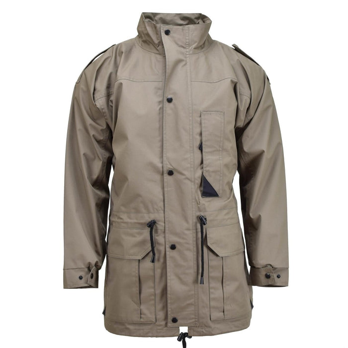 Parka genuina del ejército holandés con forro OD abrigo verde chaqueta de oficial para hombres Caqui NUEVO - GoMilitar