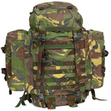 Genuine holandés mochila del ejército DPM Combate de bosque mochila 60L Tactical Daypack