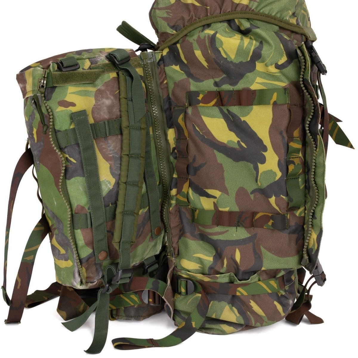 Genuine holandés mochila del ejército DPM Combate de bosque mochila 60L Tactical Daypack