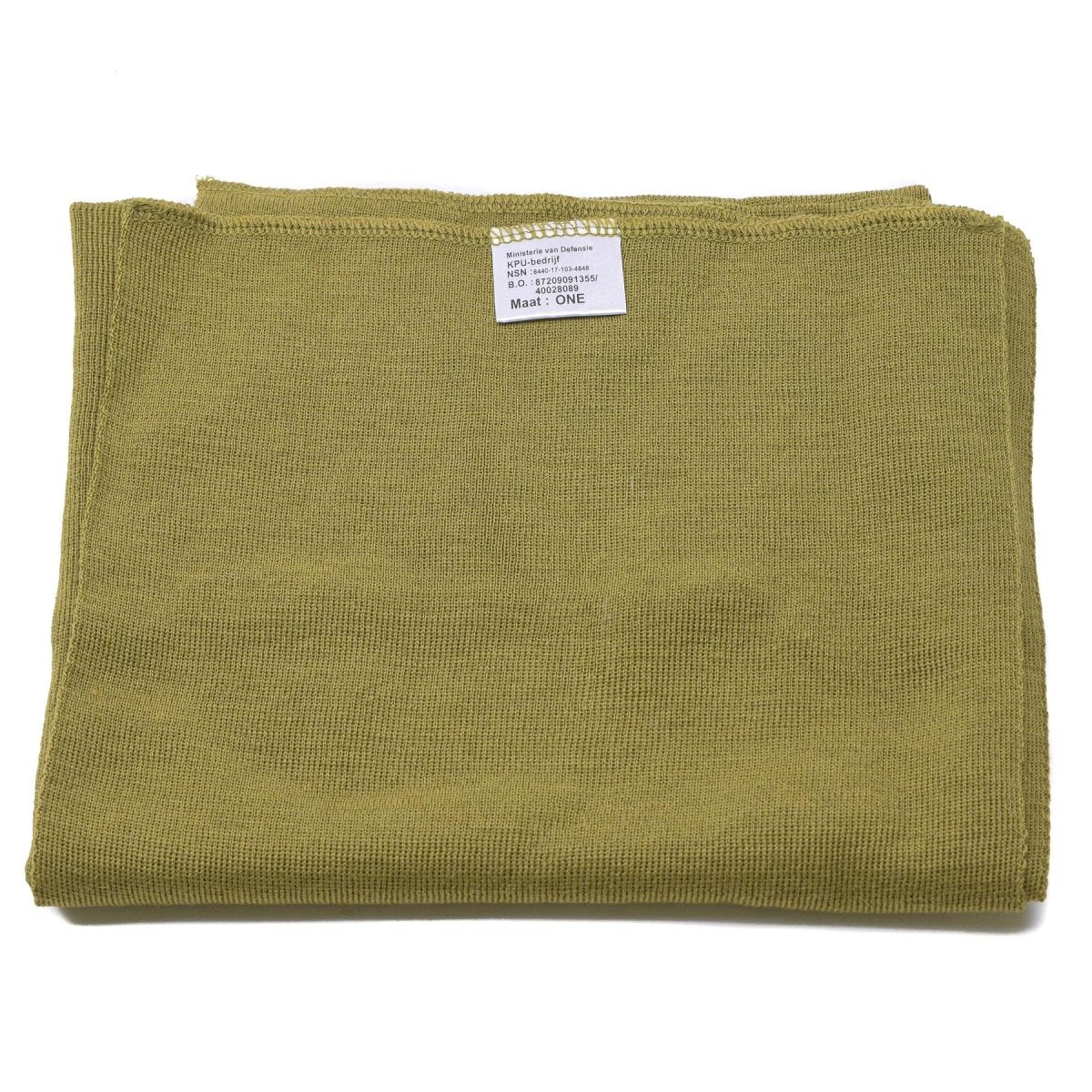 Genuine Holand Dutch Army Buffki Militar Surplus Tube Tube Merino Wool Algodón Nuevo