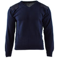Genuino Sétero del Ejército Holandés Jumper Blue Military Jugar Oficial de cuello redondo