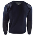 Genuino Sétero del Ejército Holandés Jumper Blue Military Jugar Oficial de cuello redondo