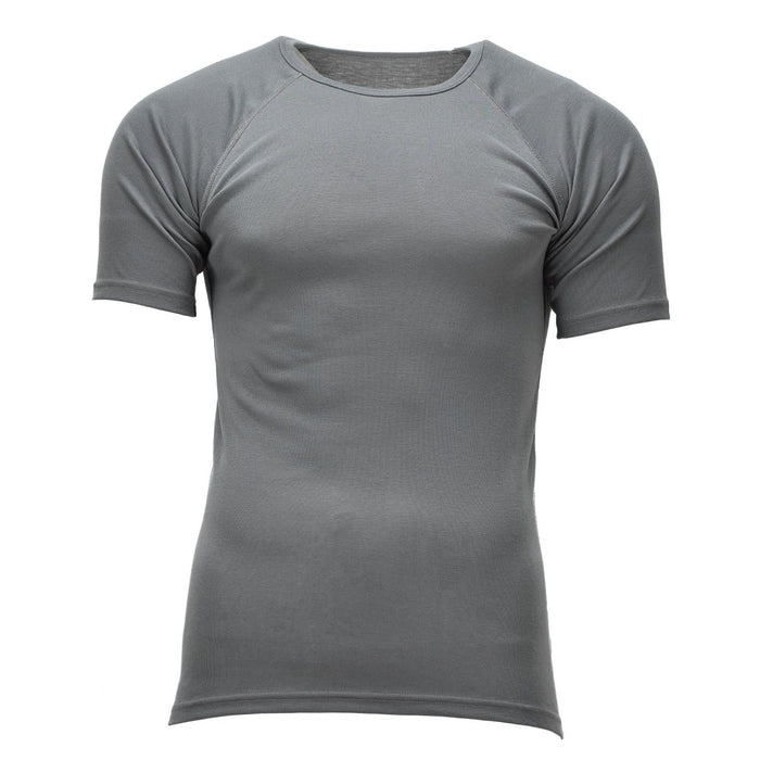 Camiseta Genuina Del Ejército Holandés Slim Fit Manga Corta Transpirable Ligero Gris - GoMilitar