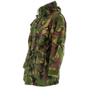 Genuine Dutch Army waterproof bi-laminated combat parka with adjustable hood and classic DPM camouflage pattern.