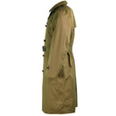 Genuine Dutch army Womens Coat Khaki long officer trench coat with lining NEW - GoMilitar