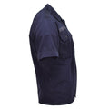 Camisas militares holandesas genuinas mangas cortas Botoned Blue Surplus