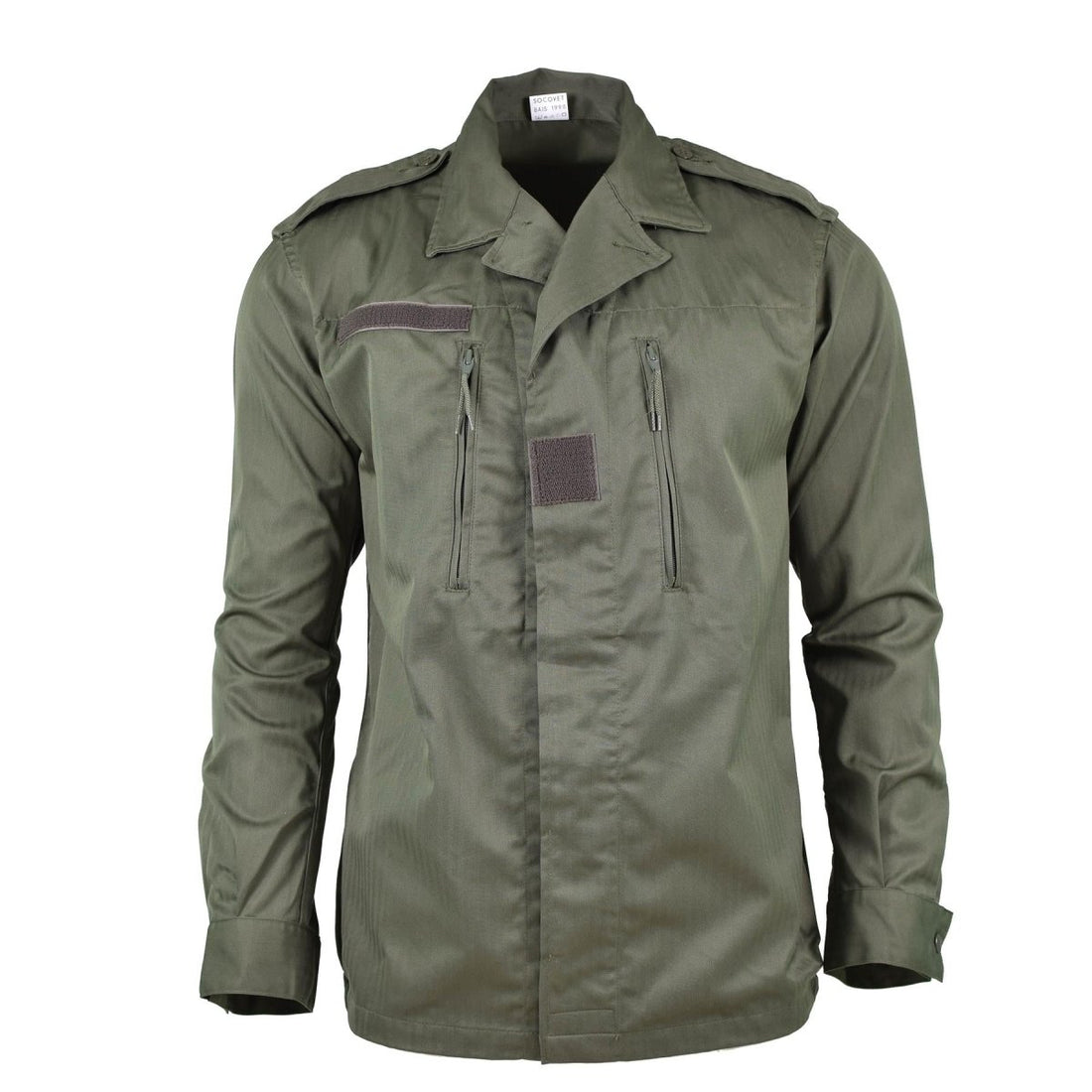Genuino ejército francés F2 Combat Jacket Problema militar Camisa excedente Olive OD NUEVO