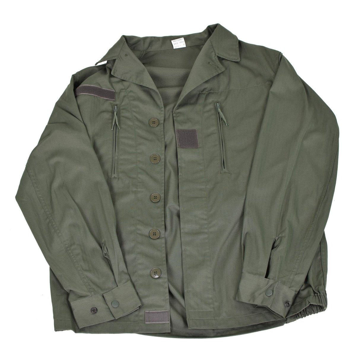 Genuino ejército francés F2 Combat Jacket Problema militar Camisa excedente Olive OD NUEVO