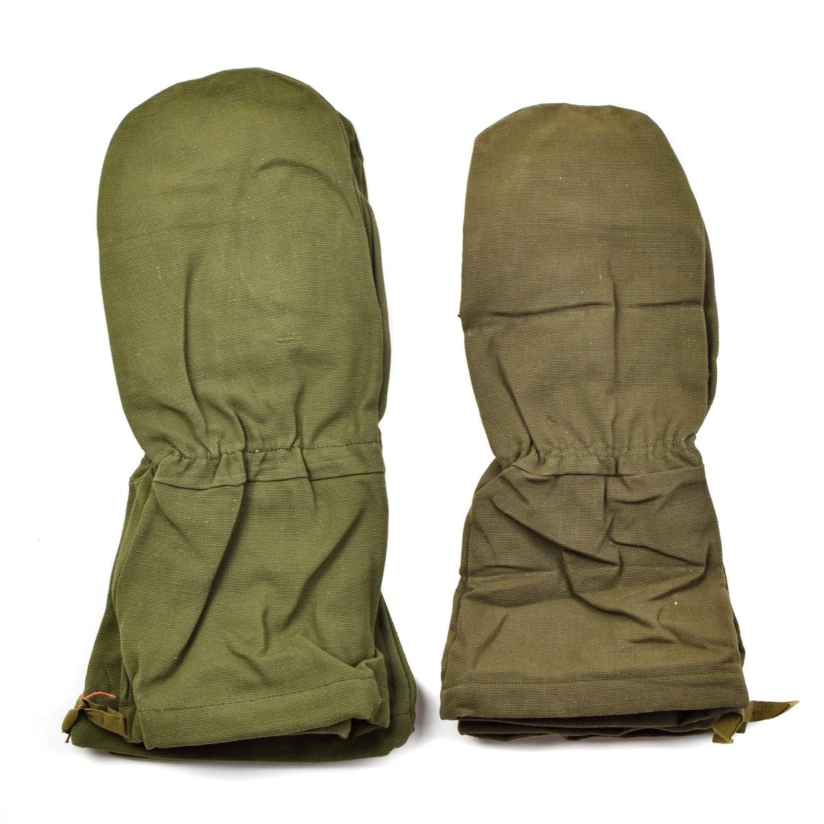 Guantes de algodón del ejército francés genuino Olive Od Drurneding Worwear Military Nuevo
