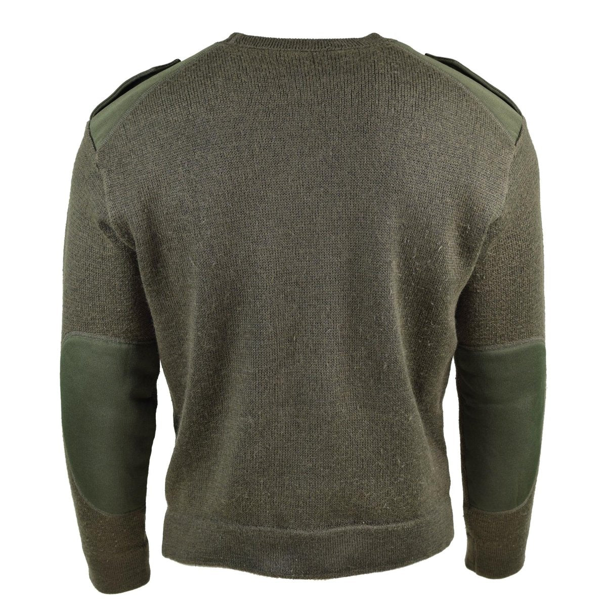 Genuino ejército del ejército francés Olive Commando Jumper Sétidor militar redondo
