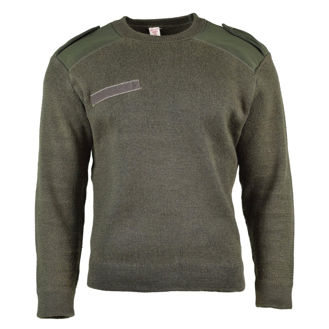 Genuino ejército del ejército francés Olive Commando Jumper Sétidor militar redondo