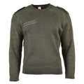 Genuino ejército del ejército francés Olive Commando Jumper Sétidor militar redondo