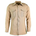Camisa del ejército francés genuino fatiga muerta Chino caki Militar Poly Wool NUEVO