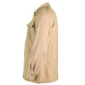 Camisa del ejército francés genuino fatiga muerta Chino caki Militar Poly Wool NUEVO