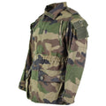 Genú de la chaqueta del ejército francés CCE CAMO Combat Military Parka Sateen Felin T4