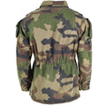 Genú de la chaqueta del ejército francés CCE CAMO Combat Military Parka Sateen Felin T4
