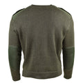 Suéter genuino del ejército francés Olive Commando Militares Militares Reducir Neck New