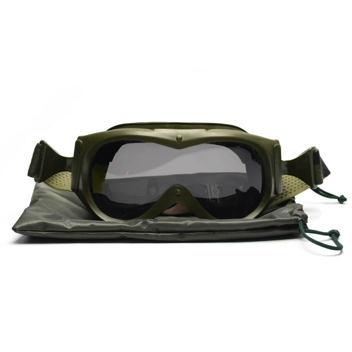 Genuino del ejército francés gafas gafas de protección ocular viento de arena solar militar