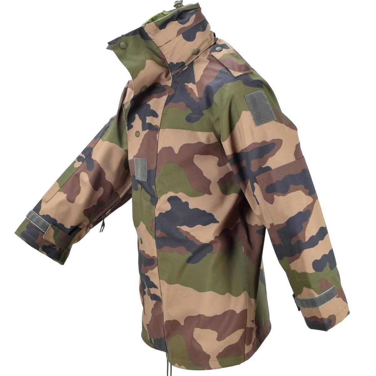 Genuina chaqueta de trilaminato impermeable del ejército francés CAMO GORETEX RAVER CONDEA PARTA
