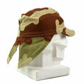 Genuino francés del ejército francés de la francia gorra tragalina sombrero de cola de tragamonera camuflaje con colgajo de cuello