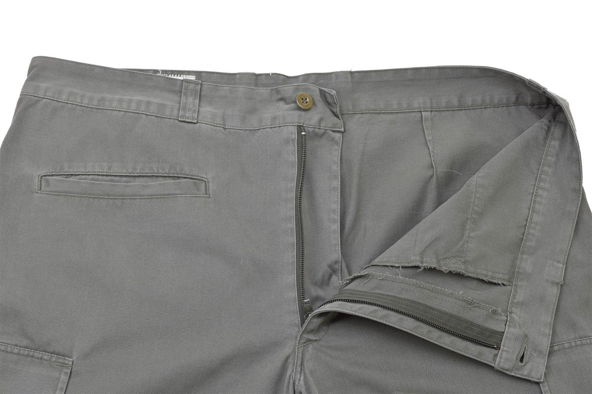 Fuerzas aéreas militares francesas genuinas pantalones de trabajo reforzado gris pantalones de carga