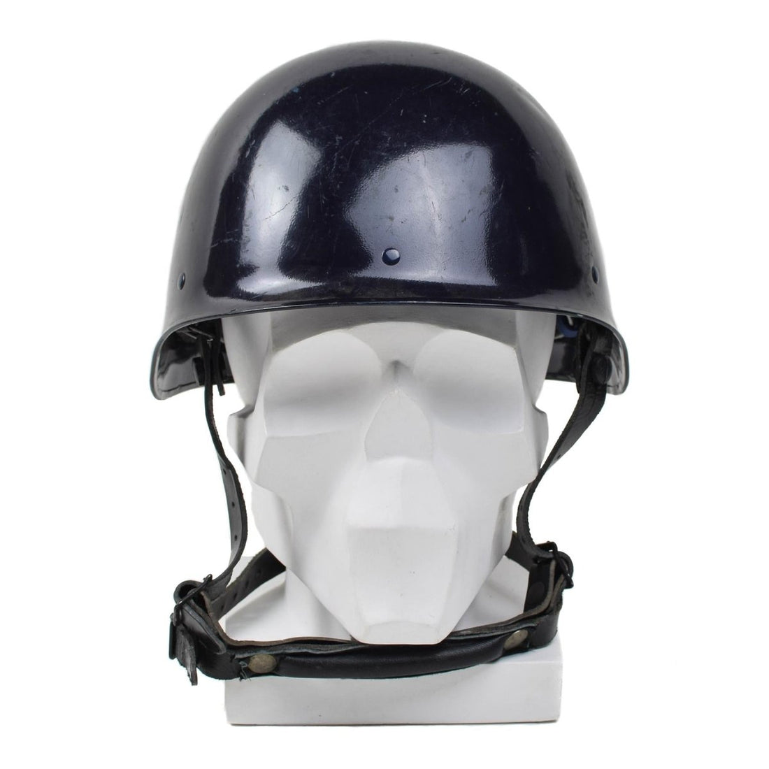 Genuino militar francés mp azul f1 casco táctico combate equipo de campo vintage nuevo