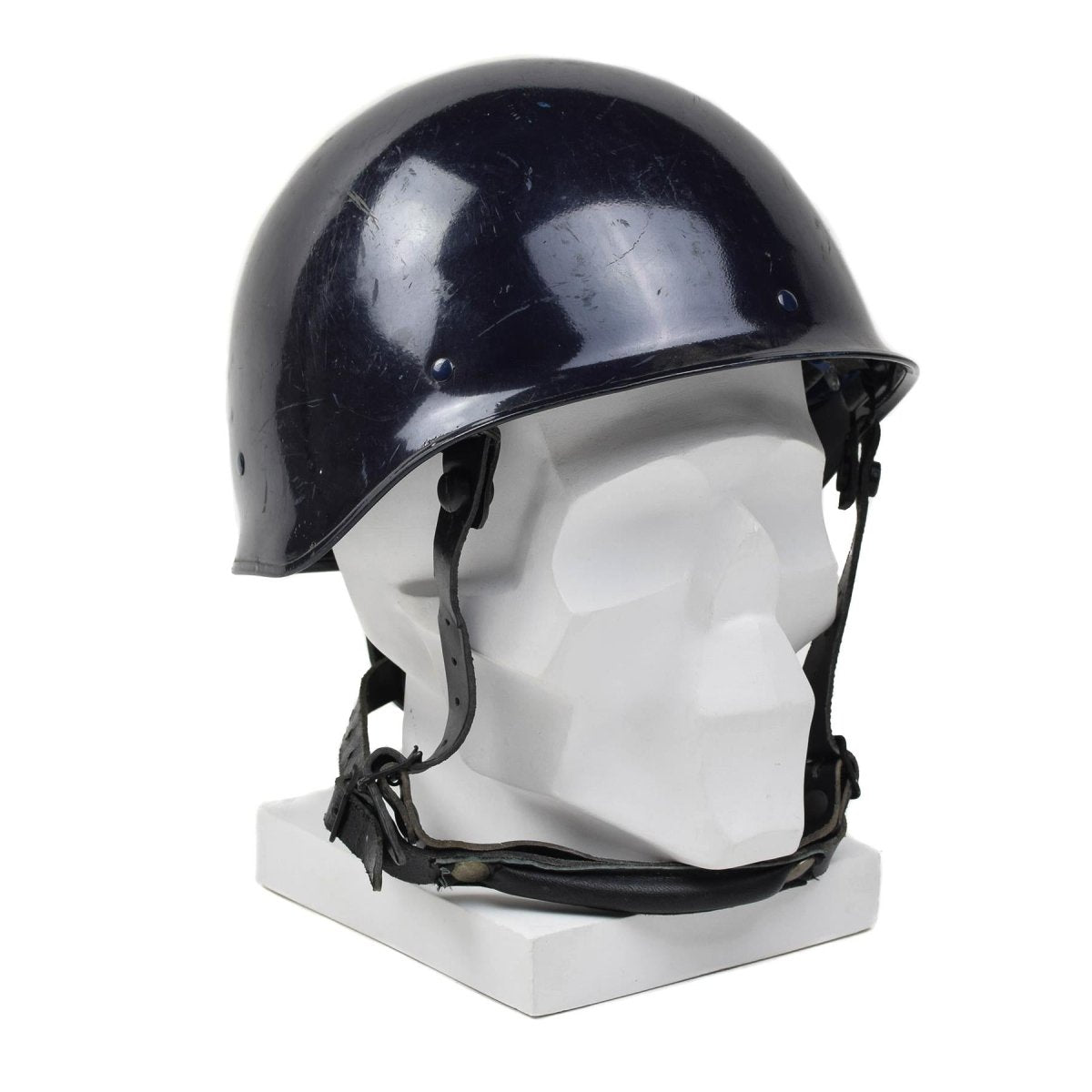 Genuino militar francés mp azul f1 casco táctico combate equipo de campo vintage nuevo
