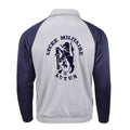 Gerenina de la escuela militar francesa sudadera chaqueta deportiva corriendo caminata gris azul