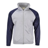 Gerenina de la escuela militar francesa sudadera chaqueta deportiva corriendo caminata gris azul