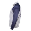 Gerenina de la escuela militar francesa sudadera chaqueta deportiva corriendo caminata gris azul