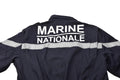 Genuino azul marino francés cubierta de marina termostable mono sólido azul oscuro nuevo