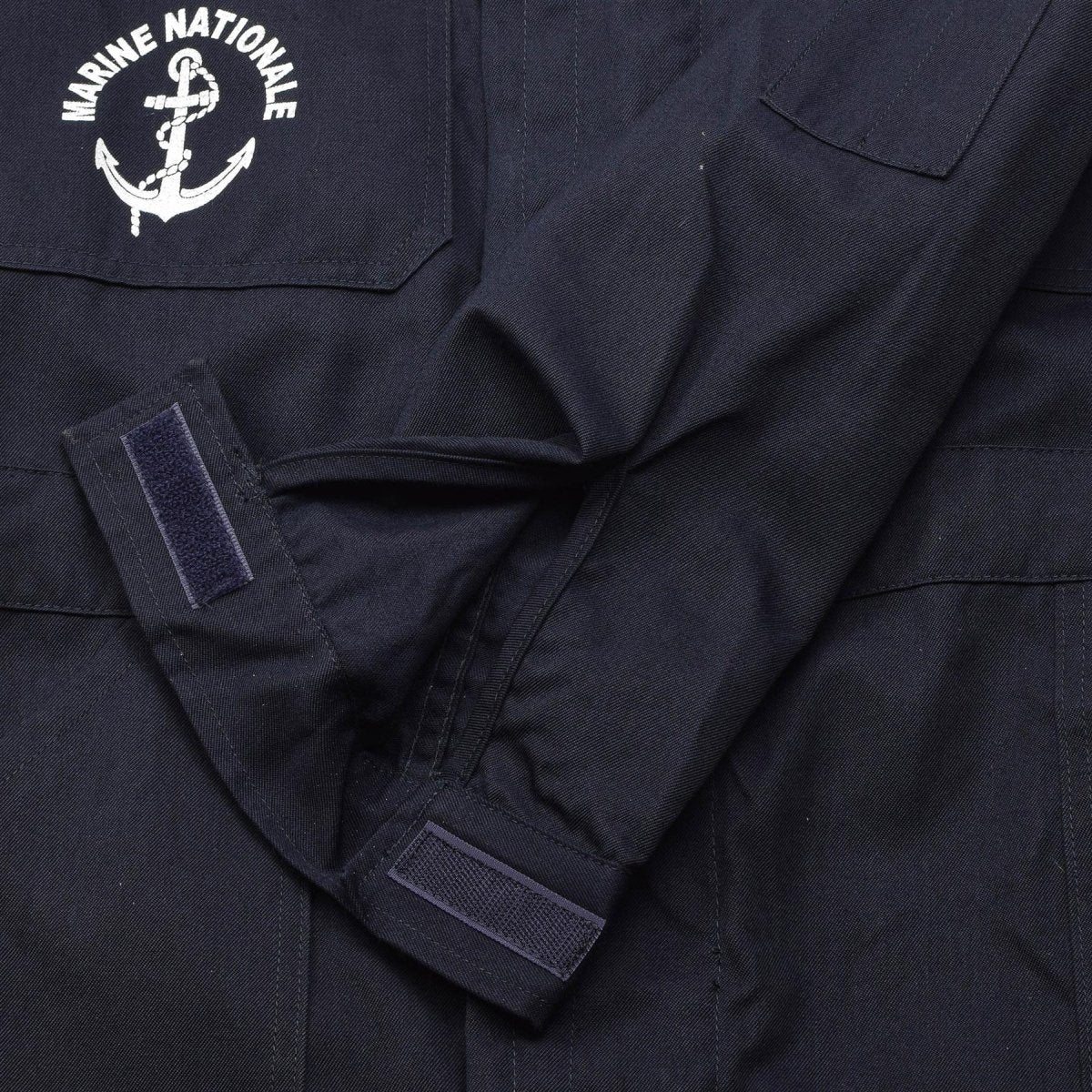 Genuino azul marino francés cubierta de marina termostable mono sólido azul oscuro nuevo
